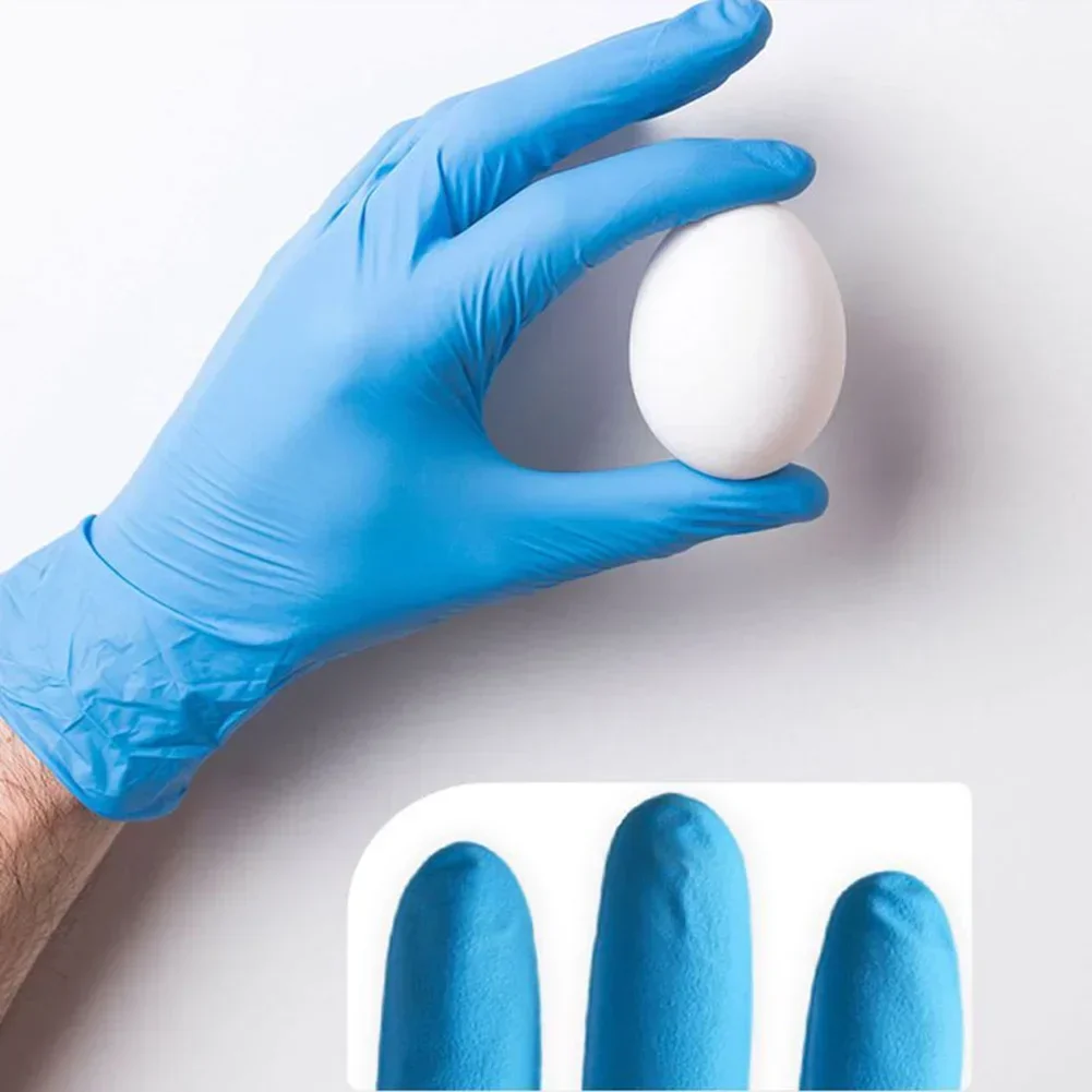 20/100pcs Disposable Gloves Household Protective Gloves For Home Cleaning Food Industry Pure Nitrile Gloves S M L Latex
