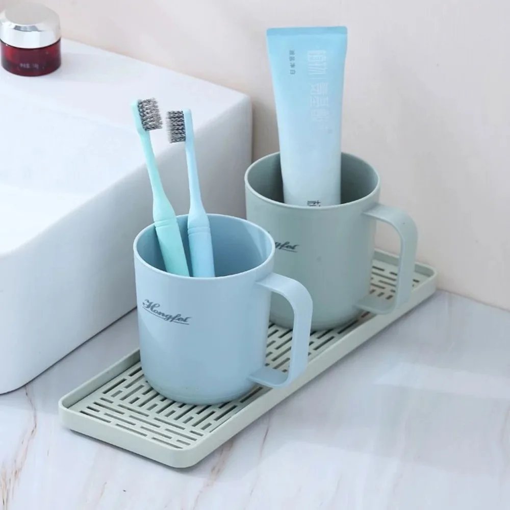 Plastic Drain Tray Household Living Room Multi-purpose Drain Tray Rectangular Fruit Tray Tea Tray Double-layer Kitchen Storage