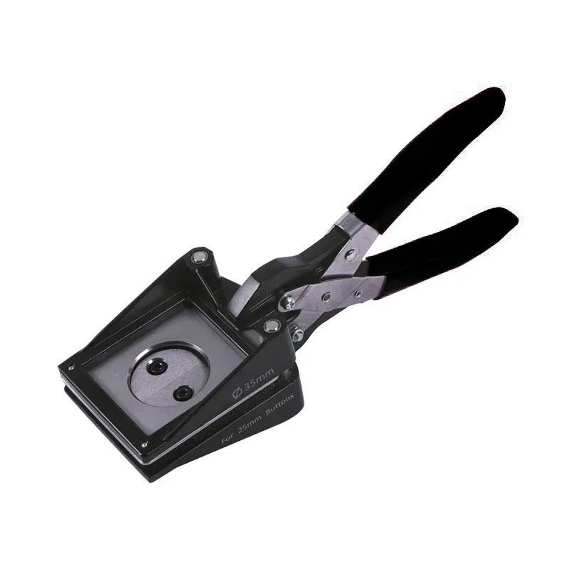 Hand Held Manual Round 25mm 32mm 37mm Paper Graphic Punch Die Cutter for Pro Button Maker