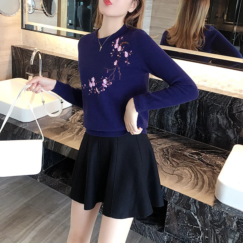 conjunto-de-dos-piezas-taogong-otono-invierno-2023-sueter-bordado-con-falda-corta-tejida-ropa-de-moda-urbana-para-mujer