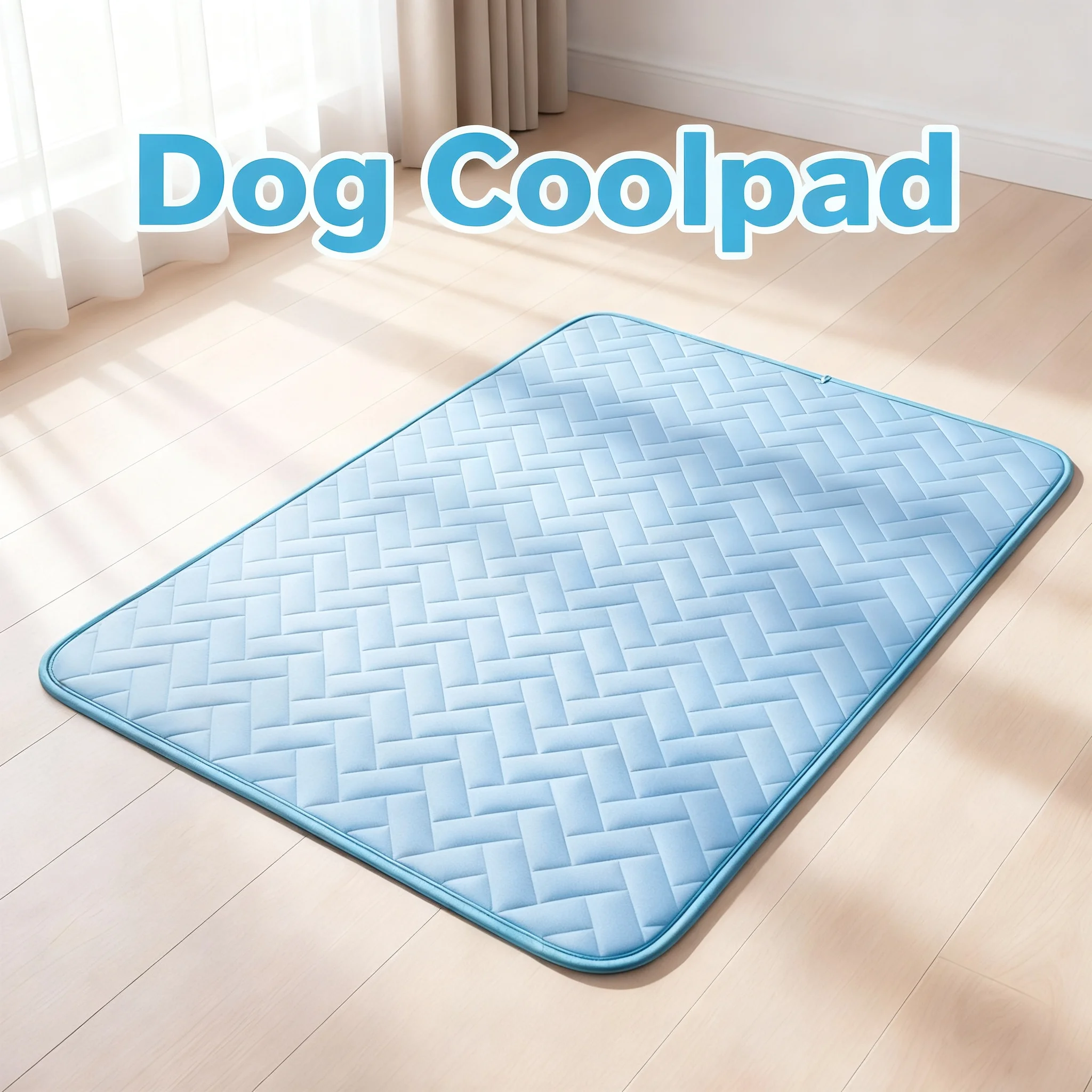 Dog Coolpad Ice Silk Pet Cooling Mat, Breathable Washable Summer Cool Pad for Dogs Cats, Multiple Sizes Available 1PCS