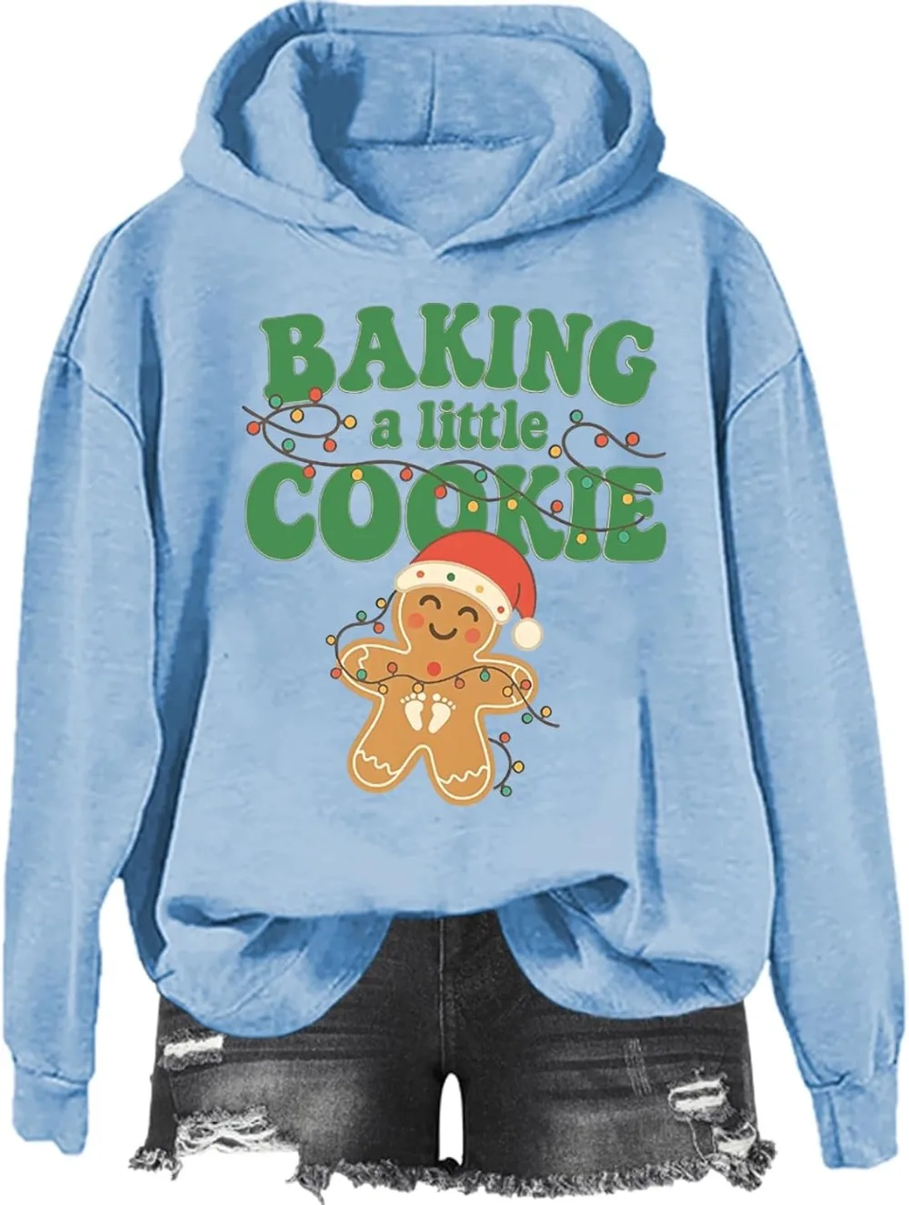 Growing A Little Cookie Sweatshirt Baking A Little Cookie Sweatshirt Christmas Pregnancy Announcement Hoodie