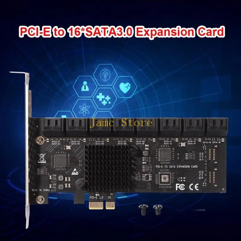 LX0B PCI for Express 1X to Adapter Board 16 Port to PCIe Expansion