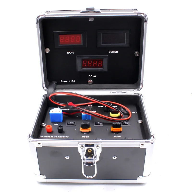 110V 220V to 12V 24v Automotive Light Power Tester H4 H7 Light Emitting Diode Headlamp H4 H8 H9 H11 9006 9005 HIR2Test Box