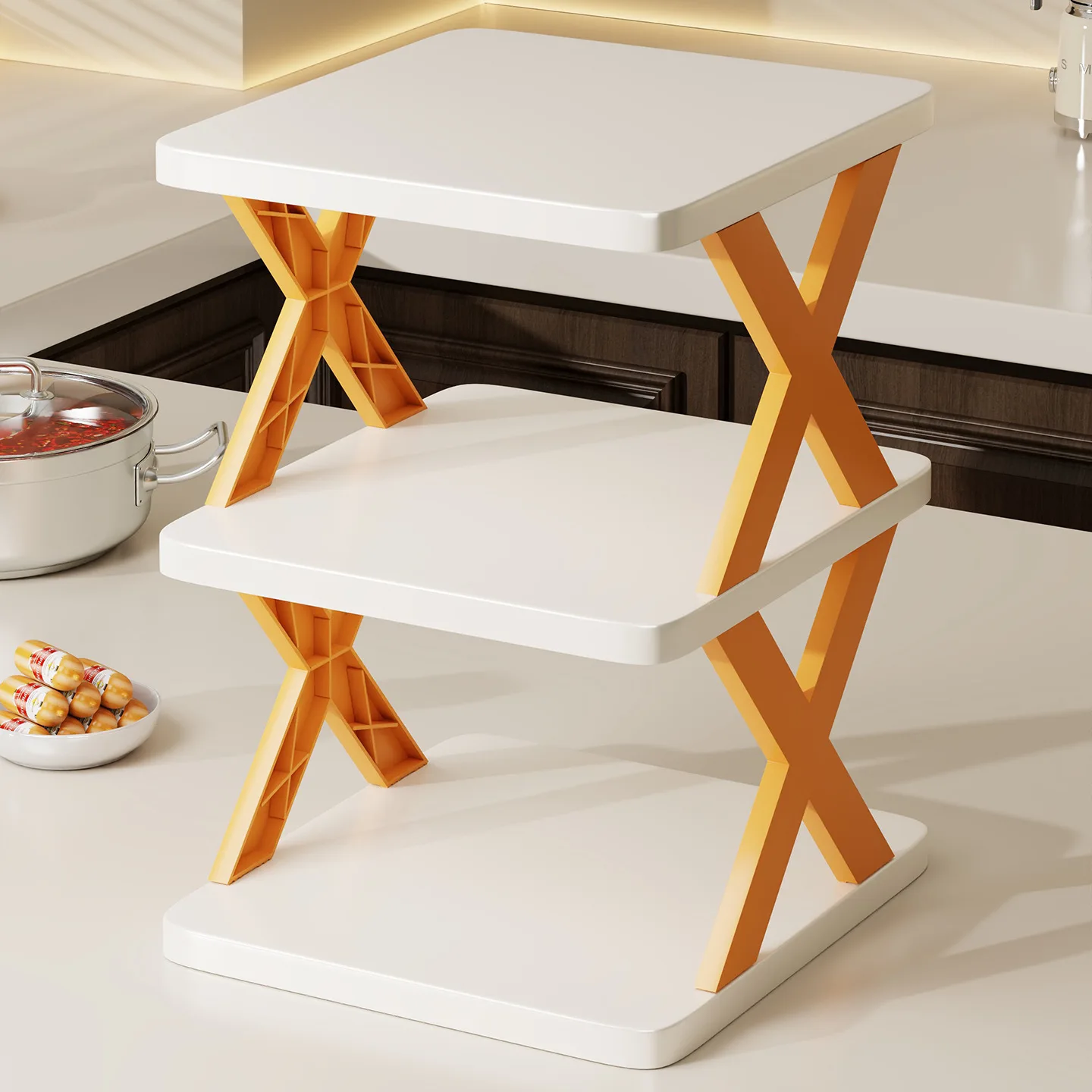 Multifunctional Detachable Folding Shoe Racks X-Shaped Plastic Shoes Storage Organizer Multi Layer Simple Shoes Shelf