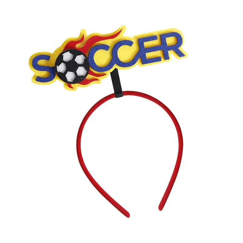 Football Head Boppers Head Bopper Game Day Hairband Hair Accessories Eye-Catching Cheering Props Headwear Decoration Supplies