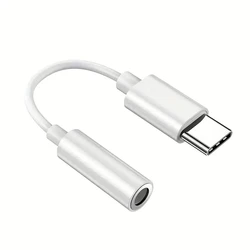 USB C타입-3.5 잭 이어폰 어댑터, USB-C 3, 5mm 오디오 케이블 변환기, 아이폰 15, 15 프로 맥스, 삼성 갤럭시, 화웨이, 샤오미