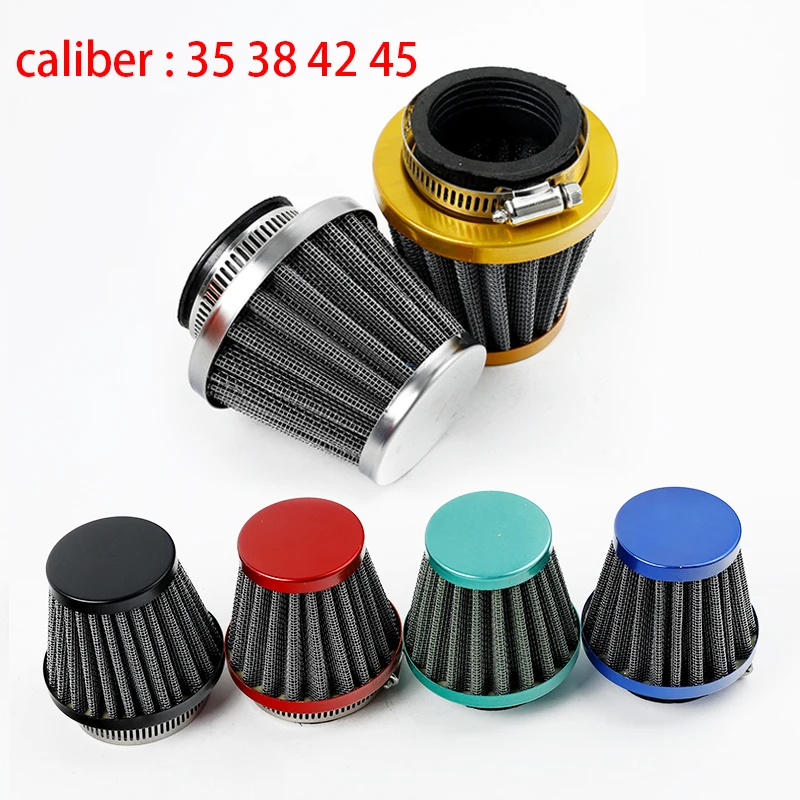 Off Road Motorcycle 6-color Universal 35mm 38mm 42mm 45mm Motorcycle Air Foam Filter Accessories