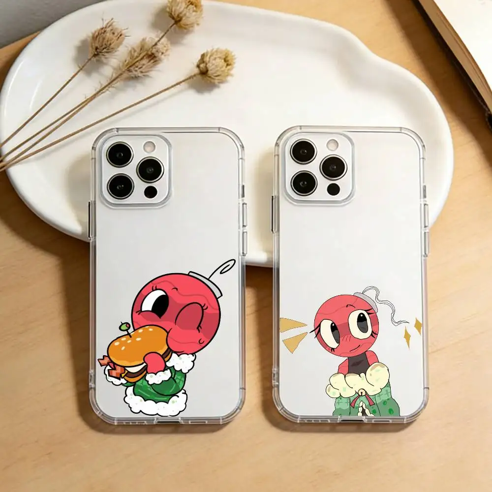 

Bobette Gardenview Cente Phone Case For iPhone 17 16 15 14 13 12 11 Mini Pro Max Plus Transparent Cover