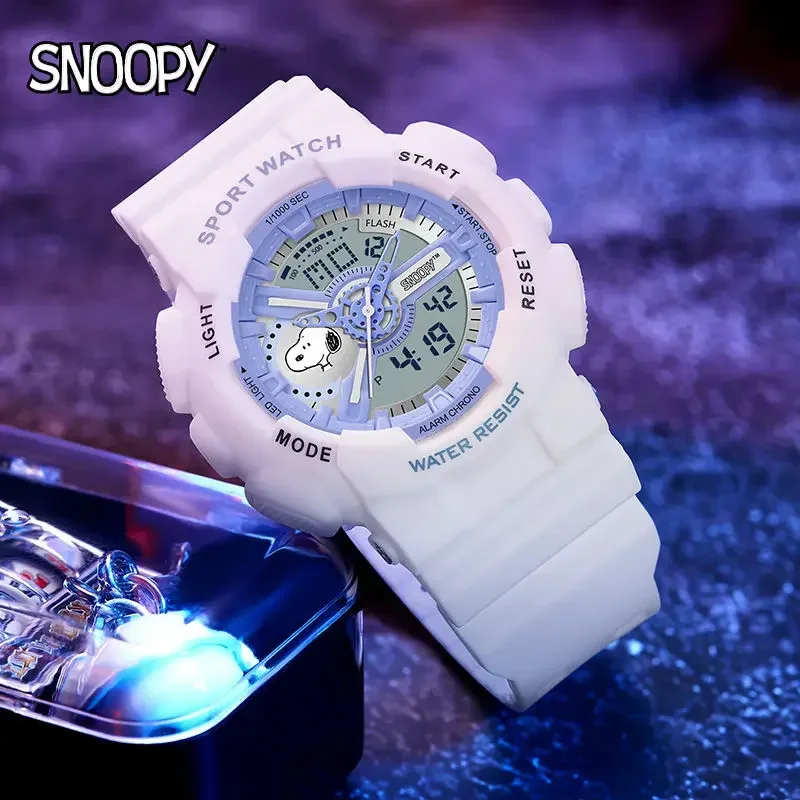 New Snoopy creative cartoon creative pattern watch for men and women same style youth sports waterproof electronic watch bestie