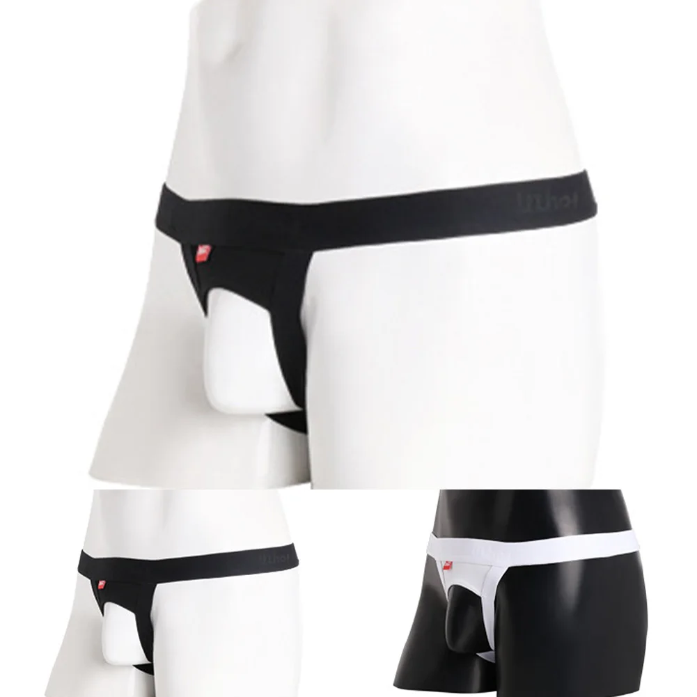 الرجال ثونغ الرجال سراويل داخلية الهيكل العظمي لينة الحقيبة الملابس الداخلية مفتوحة المنشعب إغراء ثونغ الملابس الداخلية تنفس موجز المثيرة #5