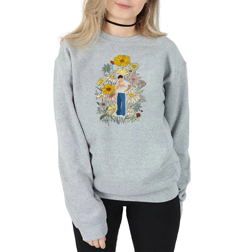 Love on Tour TPWK HS Sudadera con capucha de Harry\'s House As It Was Inspired, sudaderas Vintage con estampado Floral, sudaderas de cuello redondo,