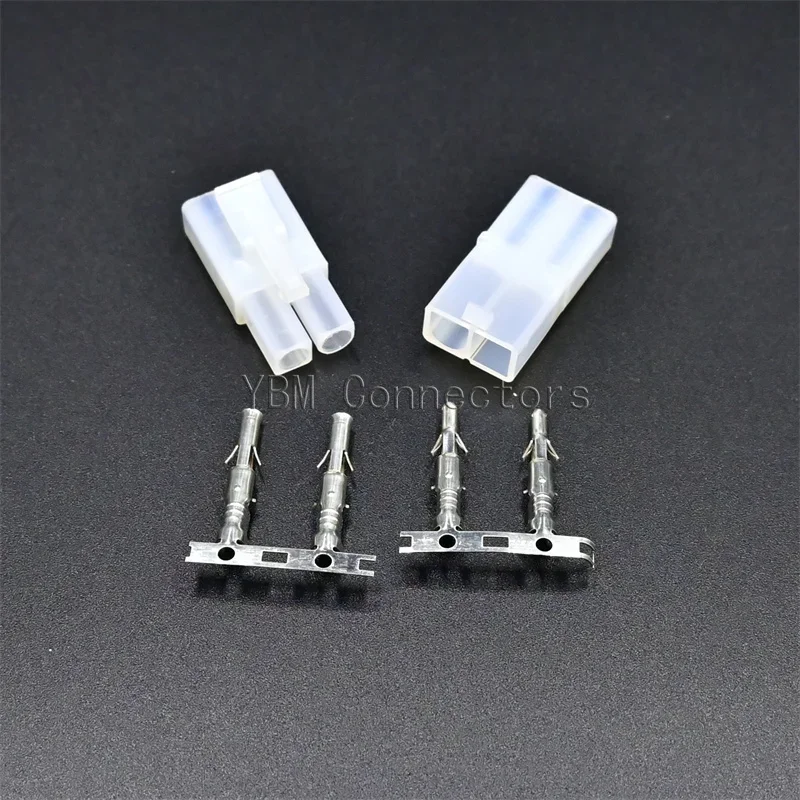 L6.2 Big Tamiya 6.2mm Male Female Rubber Shell Connector Plug-in Terminal Aerial Model Toy Butt Joint Plug