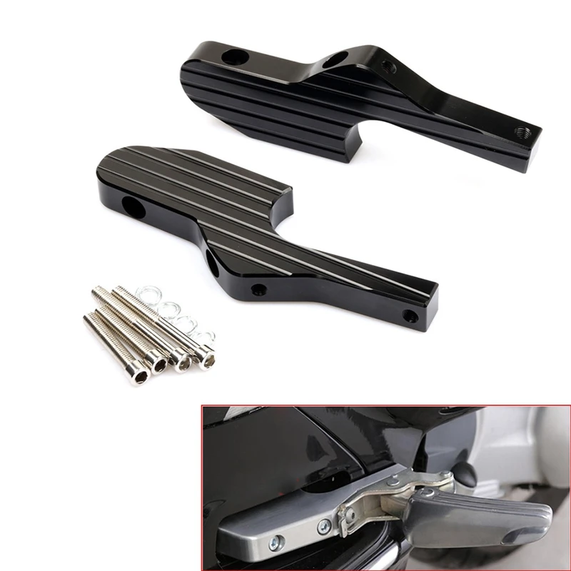 Auto Passenger Foot Peg Extensions Extended Footpegs Pedal Growth For Piaggio VESPA GTS300 GTV 200 250 300