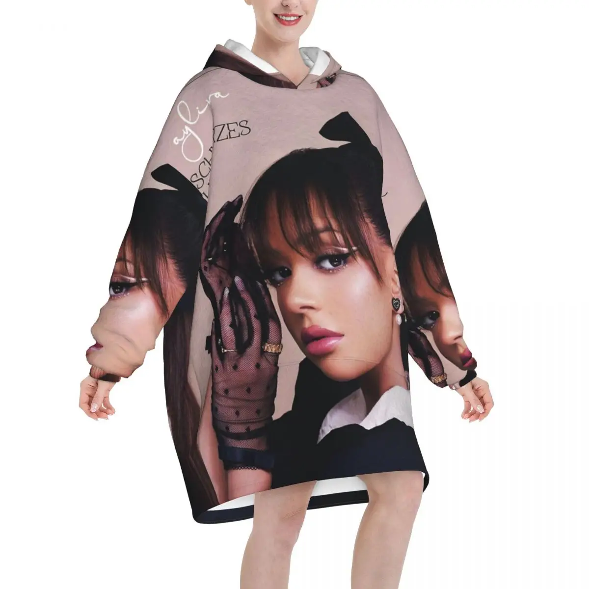 Ayliva Cool Singer Tour 2024 Wearable Blanket Hoodie for Women Men Oversized Sweatshirt Blanket with Pocket