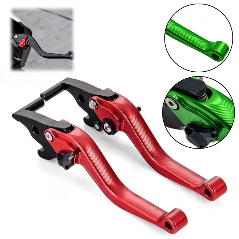 Ensemble de leviers de frein et d'embrayage 3D pour Kawasaki ZZR1200 2002-2005 ZG1000 CONCOURS 1992-06, leviers réglables, pièces de moto