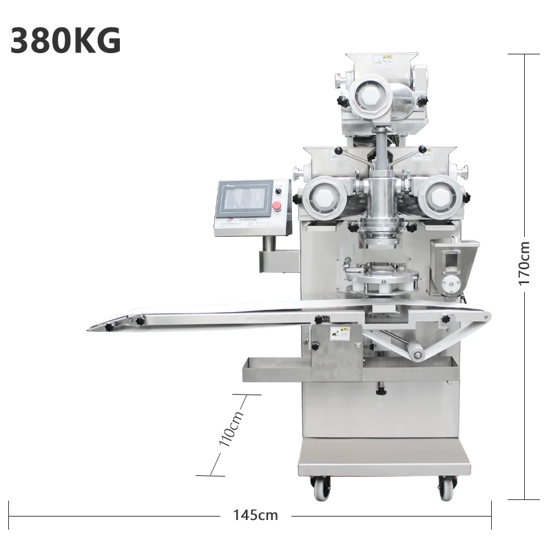 Encrusting cookies machine biscuit making machine Automatic chocolate chips stuffed jam filled cookie machine