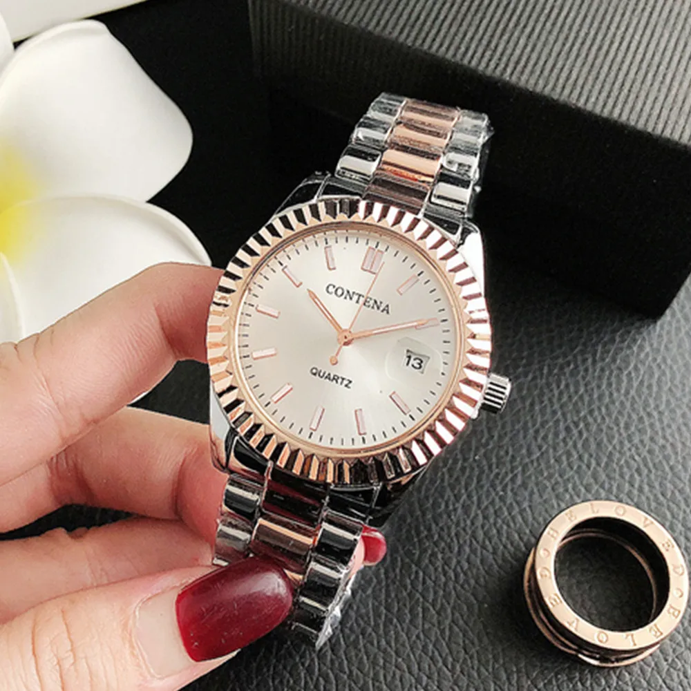 Luxury Stainless Steel Women Quartz Watches Top Brand Ladies Wristwatches Fashion Elegant Rose Gold Watches Women orologio donna