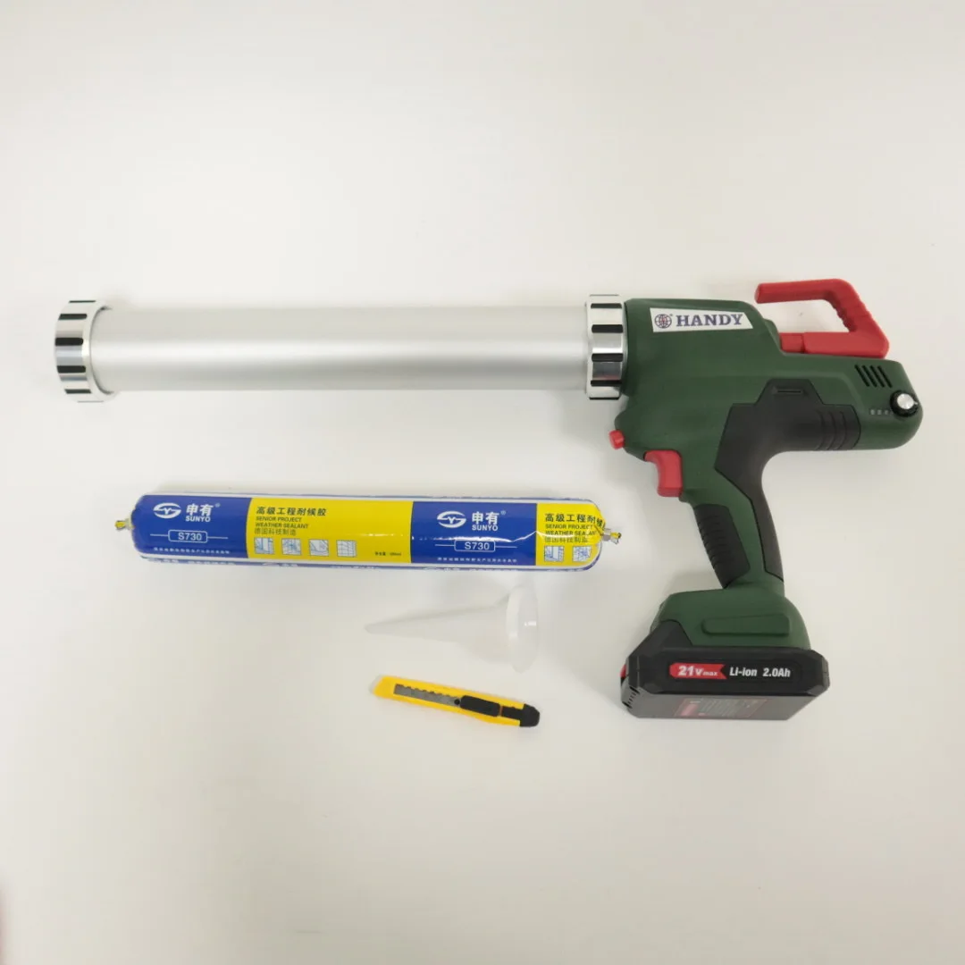 

SHENYOU 18V Li-ion Battery Powered Electric Cordless Caulking Gun Efficient Power Caulking Tool