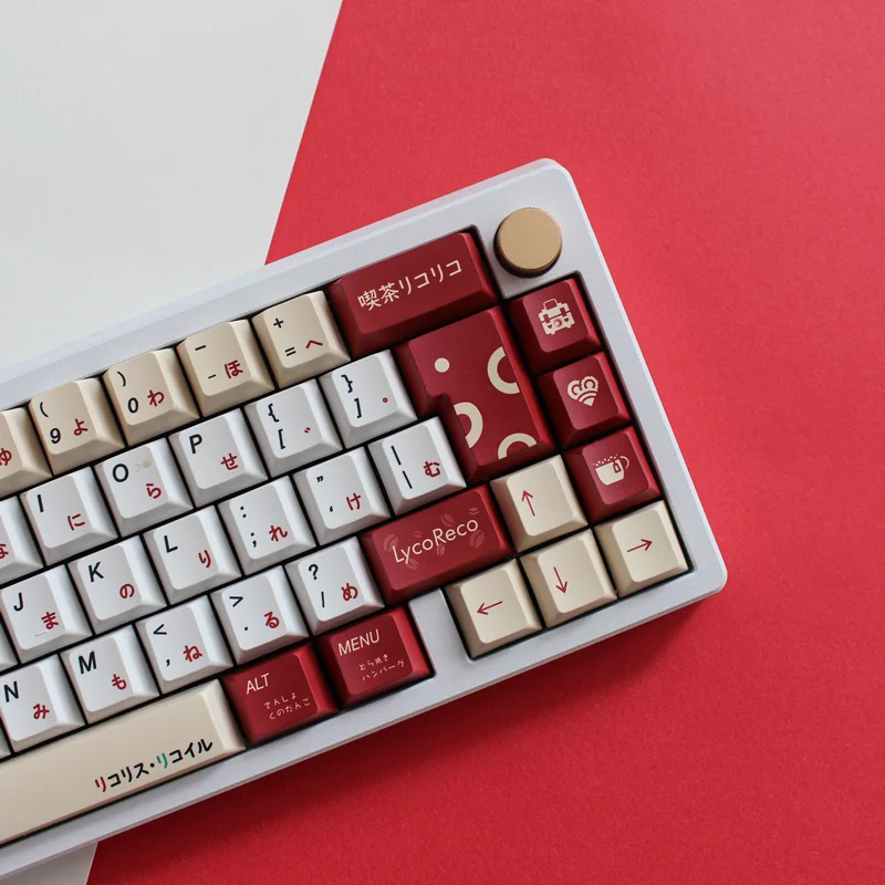 Lycoris Recoil Anime Theme Keycaps Nishikigi Chisato Inoue Takina Anime Character Theme cherry  Mechanical Keyboard Keycaps