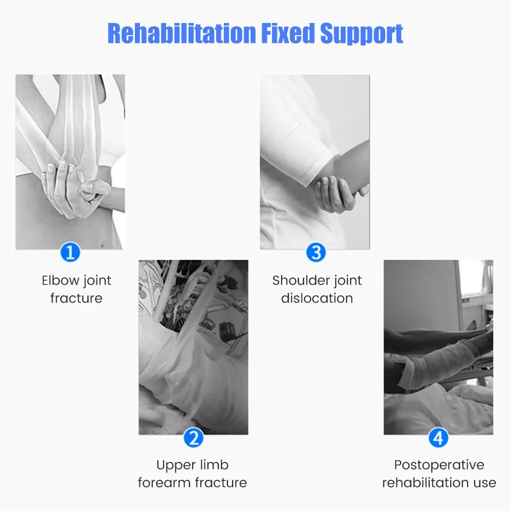 Factory Direct 2026 Top RatedHinged Elbow Arm Forearm Shoulder Brace Support Splint Orthosis Band Fixation Sling Immobilizer