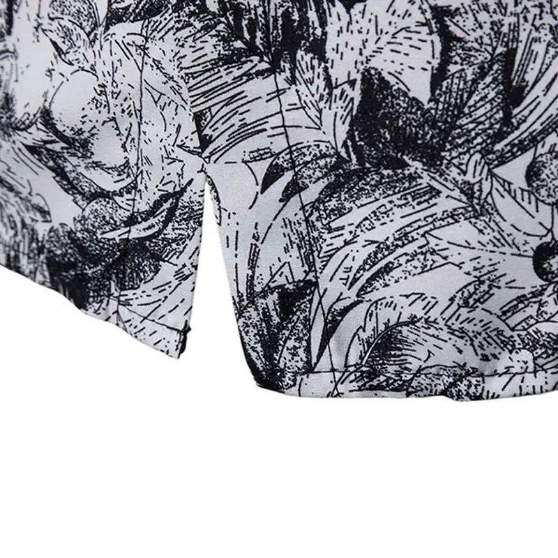 Briti Sle, мужская летняя тонкая подставка с цветочным принтом и лацканами, длинная молодежная хлопковая ткань без бренда, бархатная ткань без железа