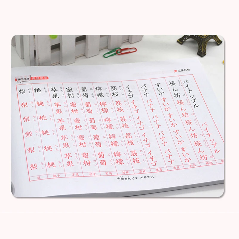 Imagem -06 - Copybook com Letras para Crianças e Adultos Aprender Cópia Japonesa Livro Caligrafia Livro Escrever e Exercício Começando a Prática