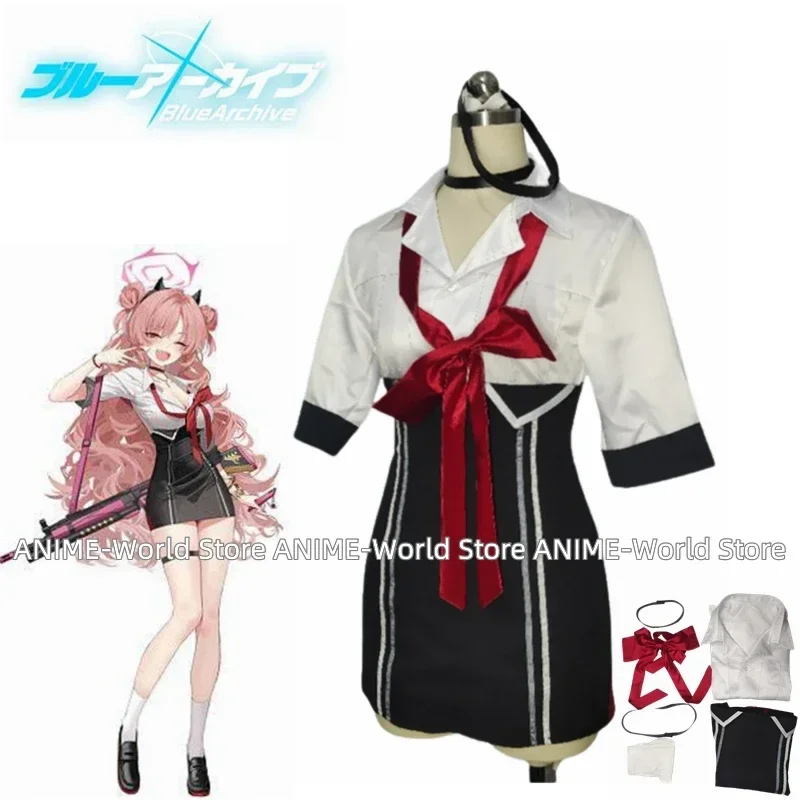 

Game Blue Archive Kirara Cosplay Costume Women Cute Dress Suit Halloween Party Uniforms Anime Clothing Custom Made