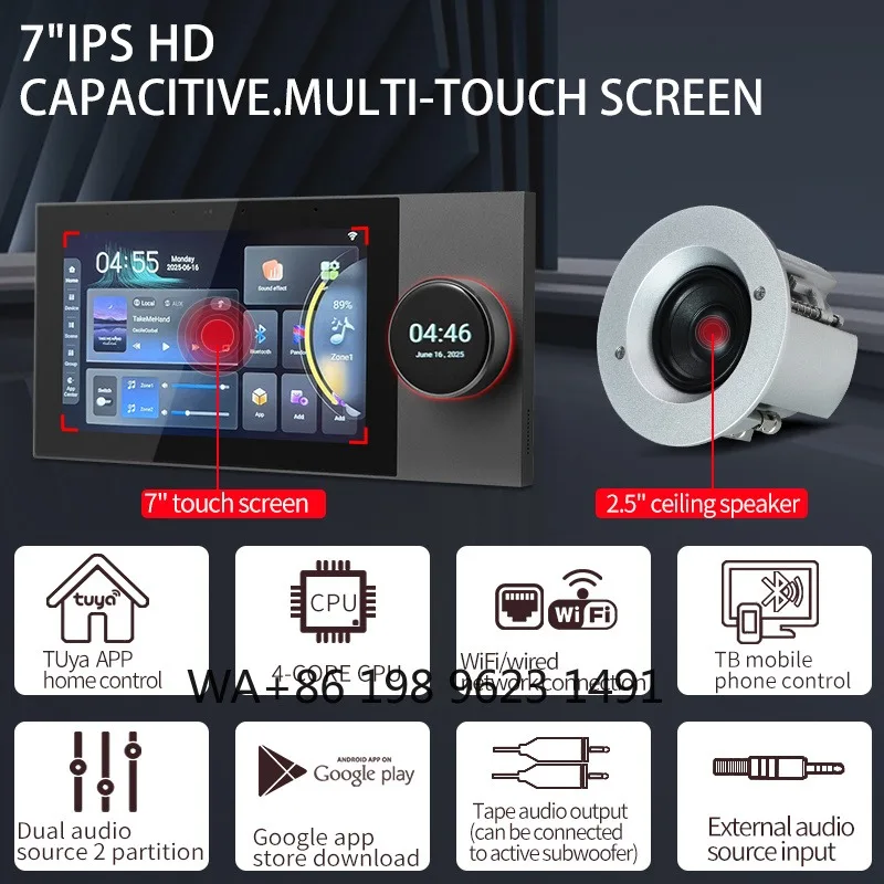 All-in-One High Power Outdoor Karaoke Machine Display Screen Portable Audio System for Square Dance Home KTV