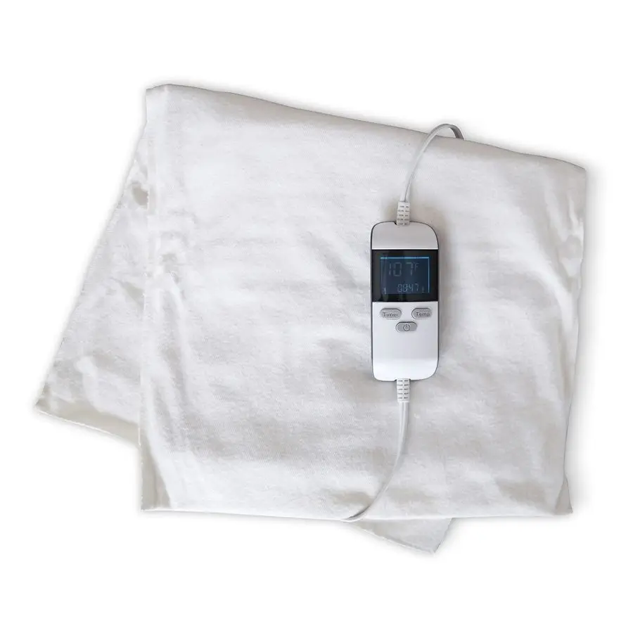 

Large Moist Heating Pad with Auto Shut Off for Cramps and Back Pain by ThermoRelief Extra Hot Medical Grade Digital Electric Pad