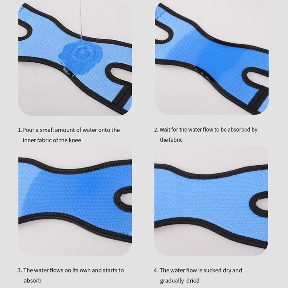 1 Stück Übergrößen-Kniescheibensehnen-Stützband, Knieschmerz-Linderung Verstellbares Neopren-Knieband für Laufen, Arthritis, Sprungknöchel – Detail 7