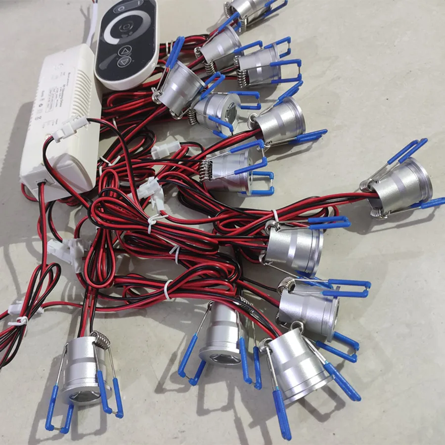 Mini 3W LED Downlights Ceiling Lamps AC110V 220V Spotlight Driver+2.4G Dimmer Indoor Lighting 5 Years Warranty