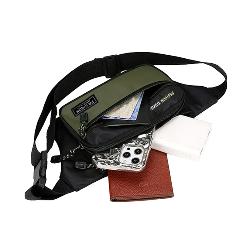 Bolsa quadrada neutra para homens e mulheres, versátil para fins especiais, adequada para viagens de negócios, bolsa de peito.