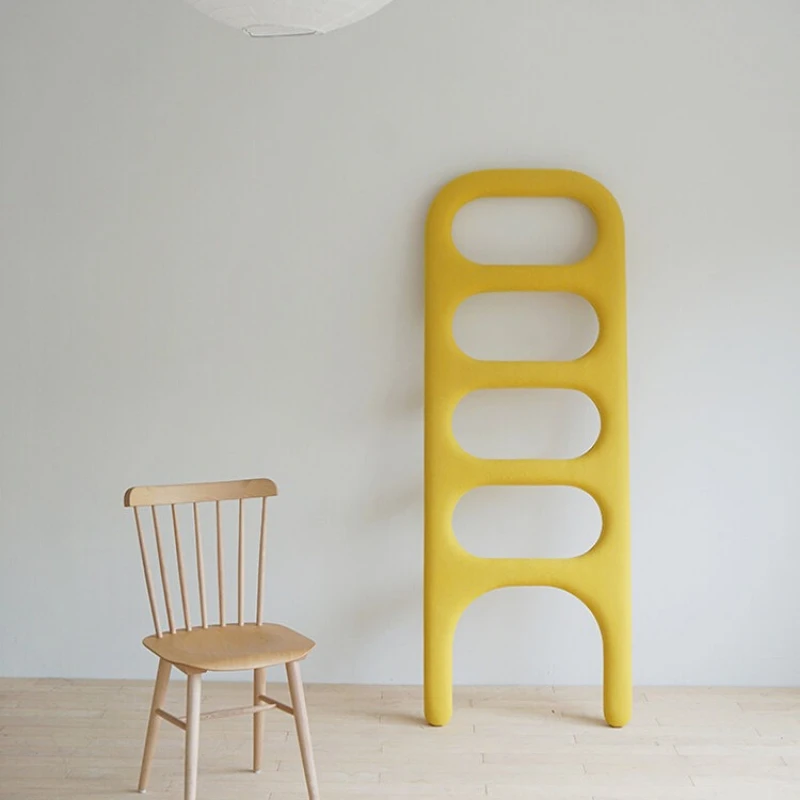 Soft bag against the wall, ladder, hanger, living room, bedroom decoration ornament