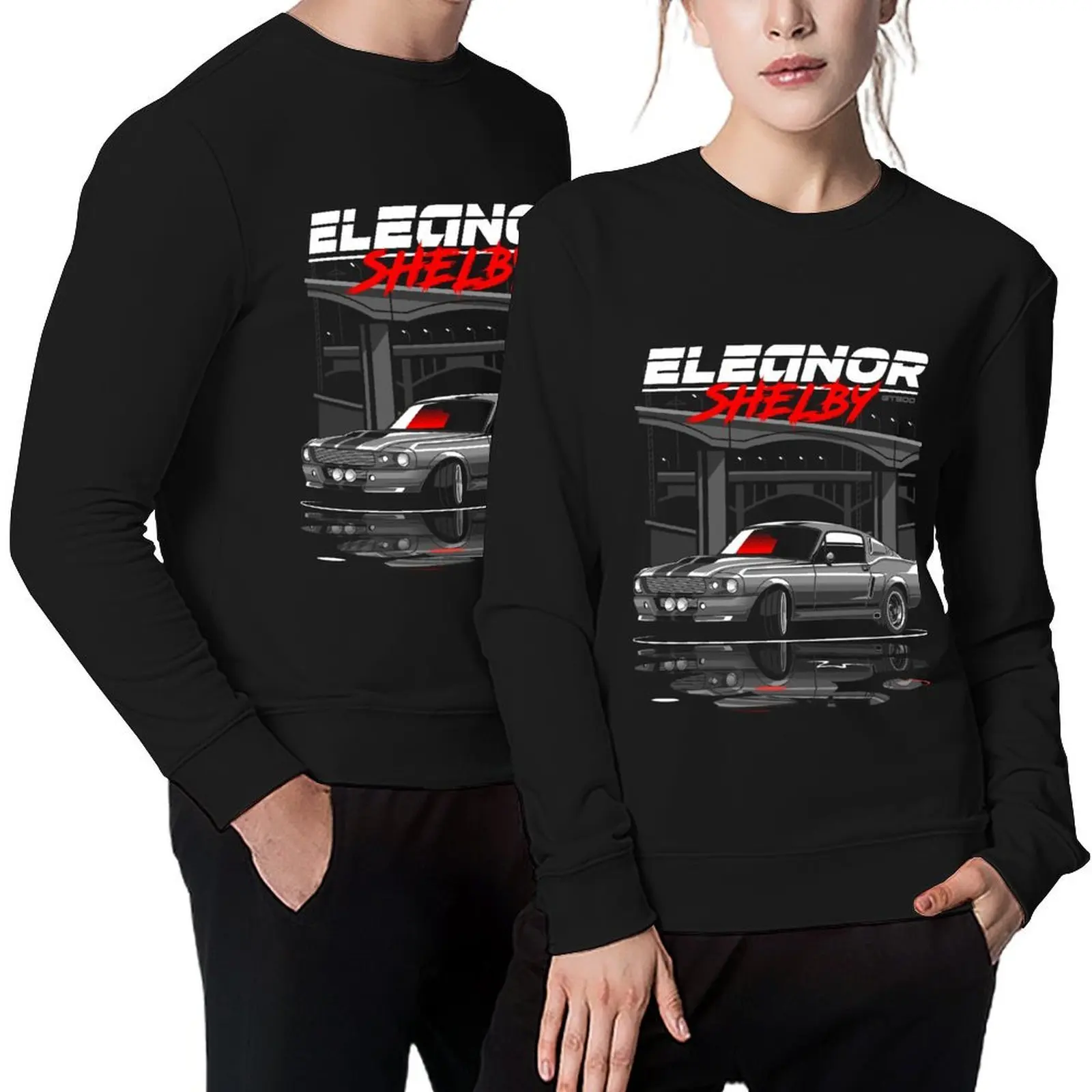

Eleanor Shelby Car Illustration Pullover men's sweat-shirt set mens designer clothes men clothes men clothing new sweatshirt