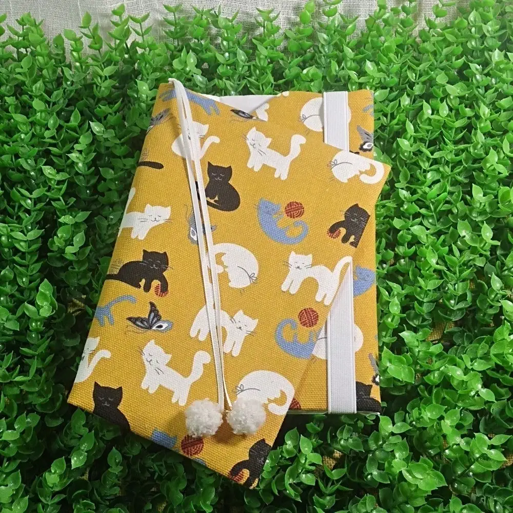 A5 A6 Cartoon Cat NoteBook Cover Planner Case Cover Protective Shell Journal Cover Protector Office Stationery Supplies