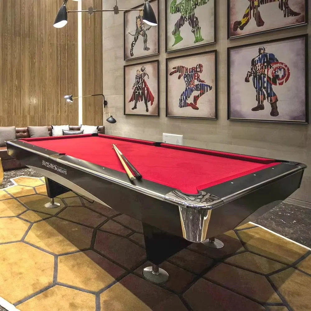 Super Billiard Table 9ft Marble Top Billiard Table for Sale Outdoor Pool Table