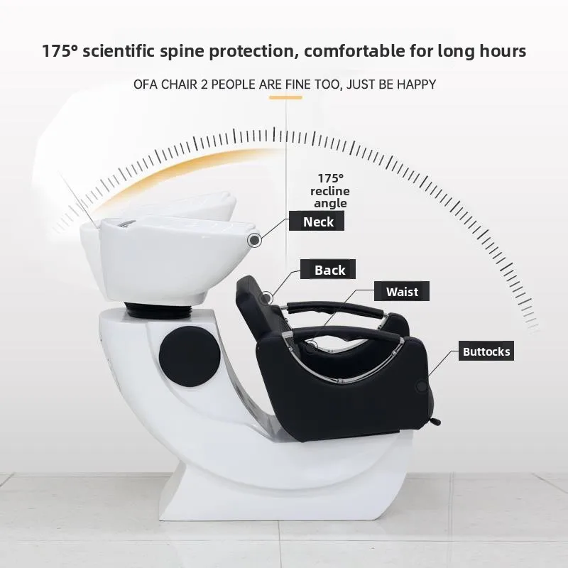 Barber Shop Sitting Shampoo Chair Japanese Style, Household Hair Salon  Shampoo Bed Hair Salon Special Flush  Shampoo