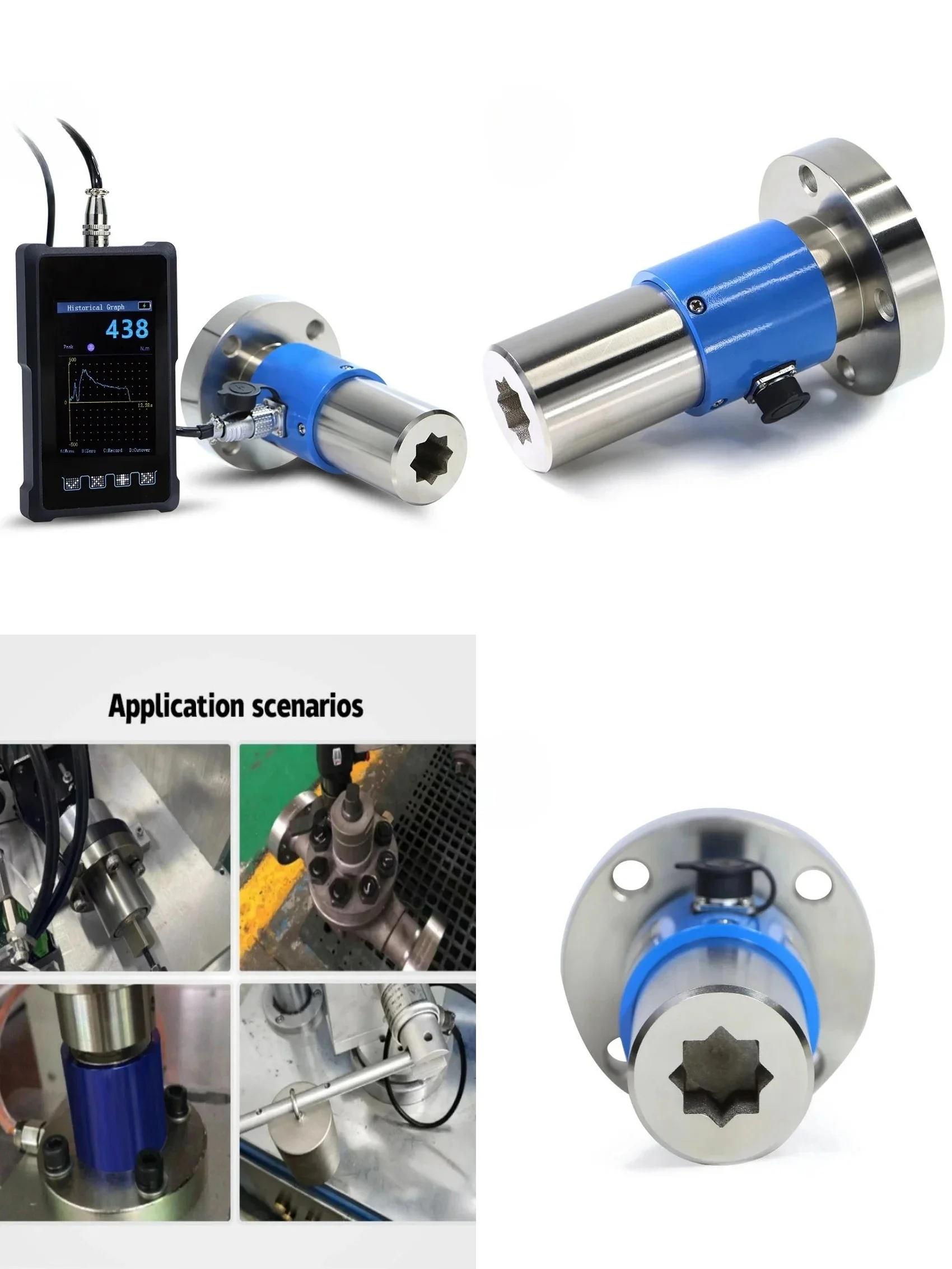 IP65 0-200Nm Force Sensor & Load Cell Static / Dynamic Torque for Testing Machines & Automation Chassis Dynamometers