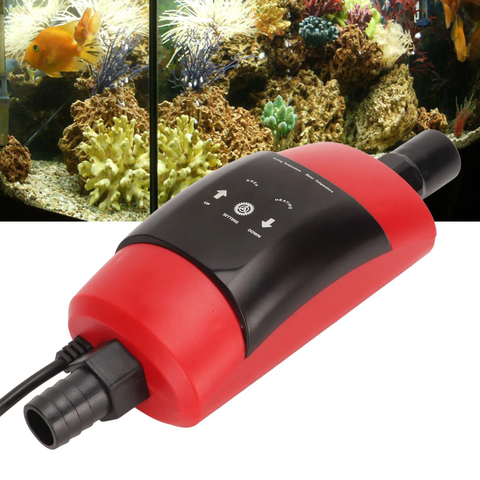 Fish  Heater Fish  External Heating Rods Automatic Constant Temperature Aquarium External Heating Rods UK Plug 220V