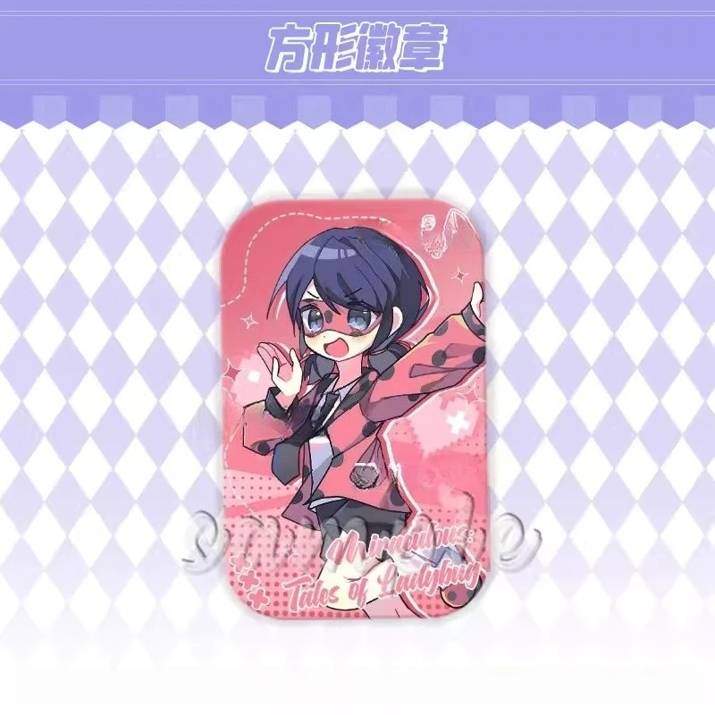 

Ladybug Reddy Pink Lovely Girl Costumes Badge Hot Selling Adorable Anime Peripherals Suitable For Student Birthday Gifts