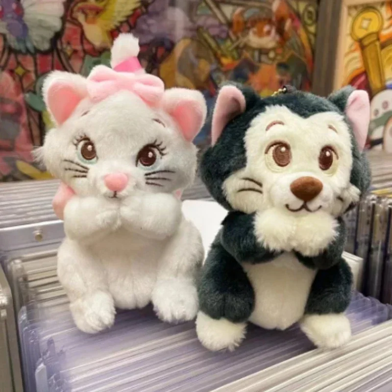 

Cartoon Anime Disney Stitch Bunny Thumper Marie Cat Plush Toy Kawaii Bag Pendant Animals Plushie Doll Key Buckle Kids Gift