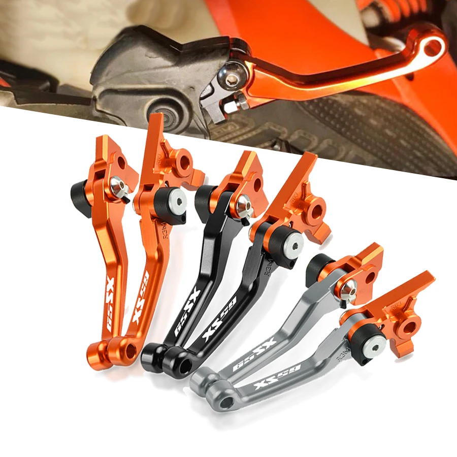 

Dirt bike CNC Aluminum Motocycle Levers Motocross Pit Bike Pivot Brake Clutch Lever For 65XC 65 XC 2004-2014 2005 2006 2007