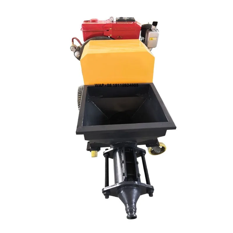 Concrete Wall Spraying  Sand Cement Mortar Shotcrete Mortar Spraying Machine