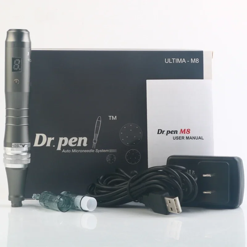 Dr.Pen M8 Derma Pen Ultima-M8 Microneedling Machine For Mesotherapy Skin Care Scar Acne Marks MTS Hair Regrowth Beard Growth