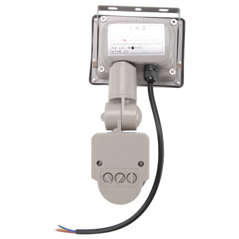 M13K-3X Warm White LED Spotlight Floodlight Spotlight Floodlight With LED Lighting And PIR Motion Sensor (10 Watts)