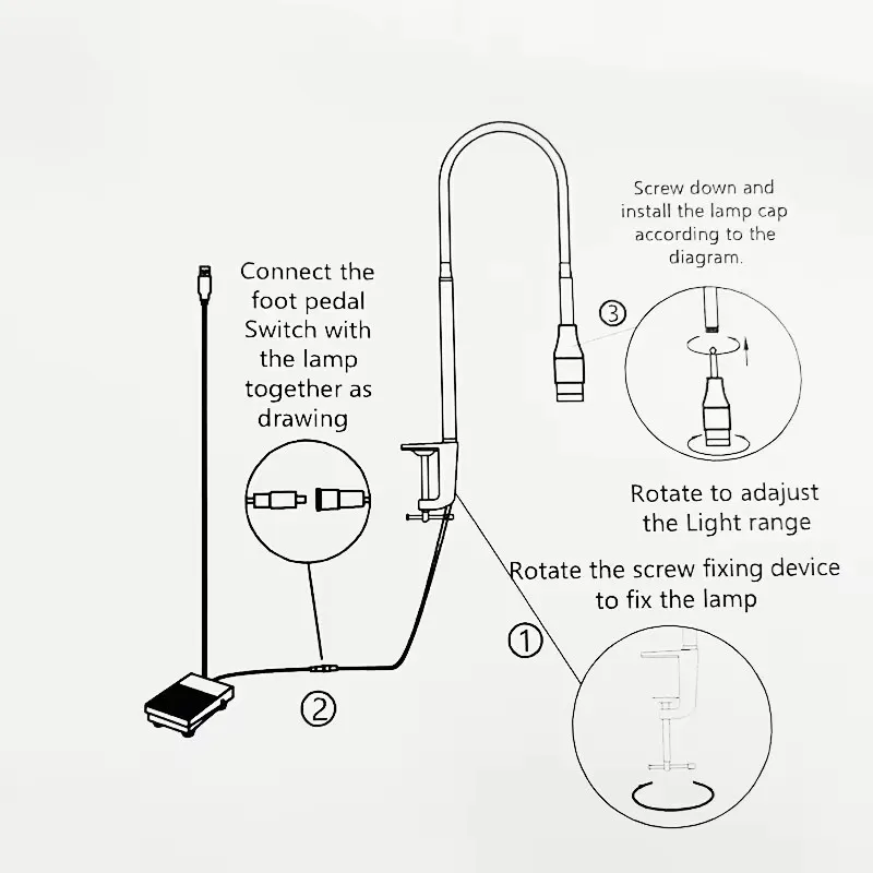 5W Regulacja ostrości Światło ultrafioletowe UV LED Lampa utwardzająca klej UV Piękno Sztuczne rzęsy Przeszczepianie stopy Przełącznik stopni Lampa