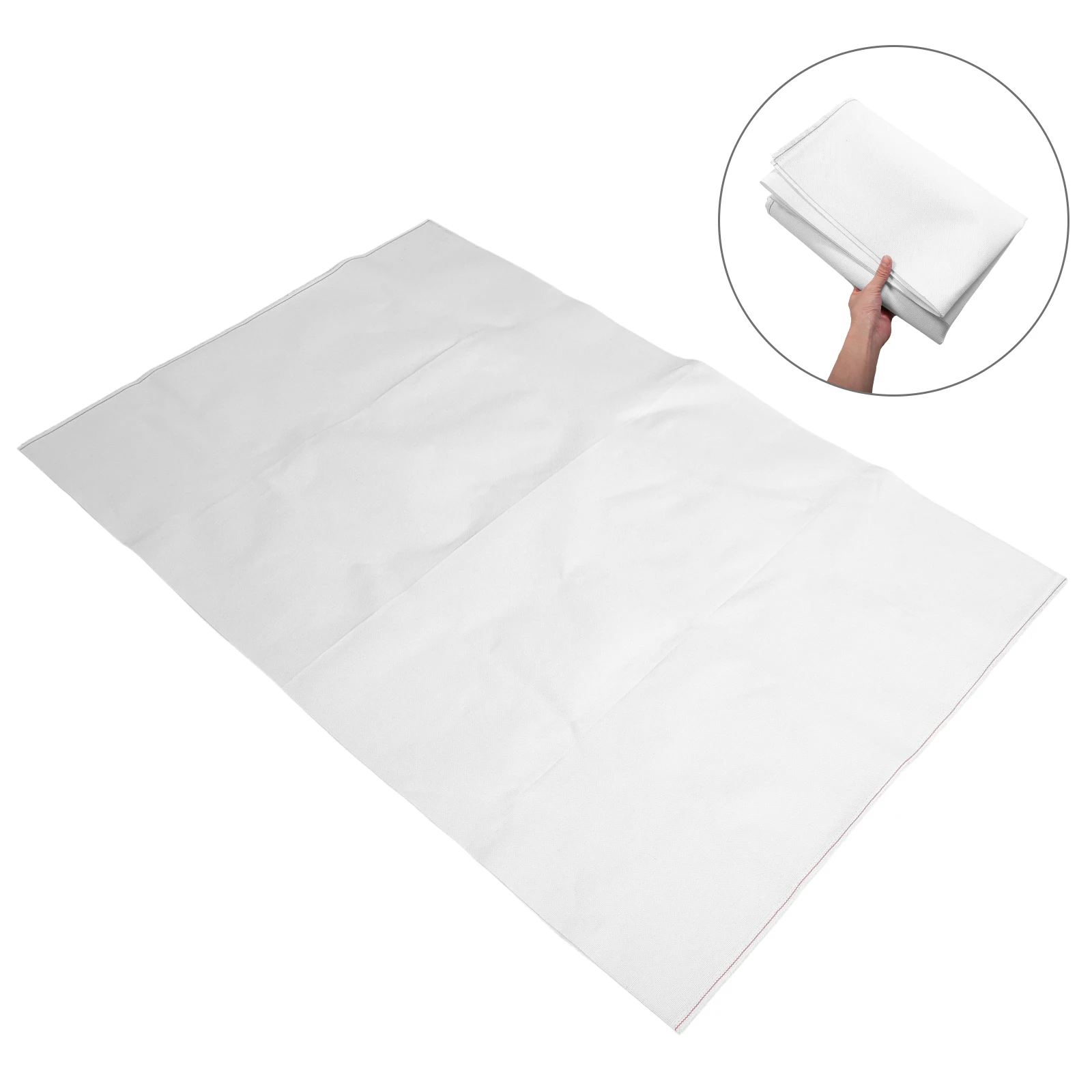 

14CT White Polyester Cotton Cross Stitch Fabric 100x150cm Durable Embroidery Cloth Grid Project Supplies DIY