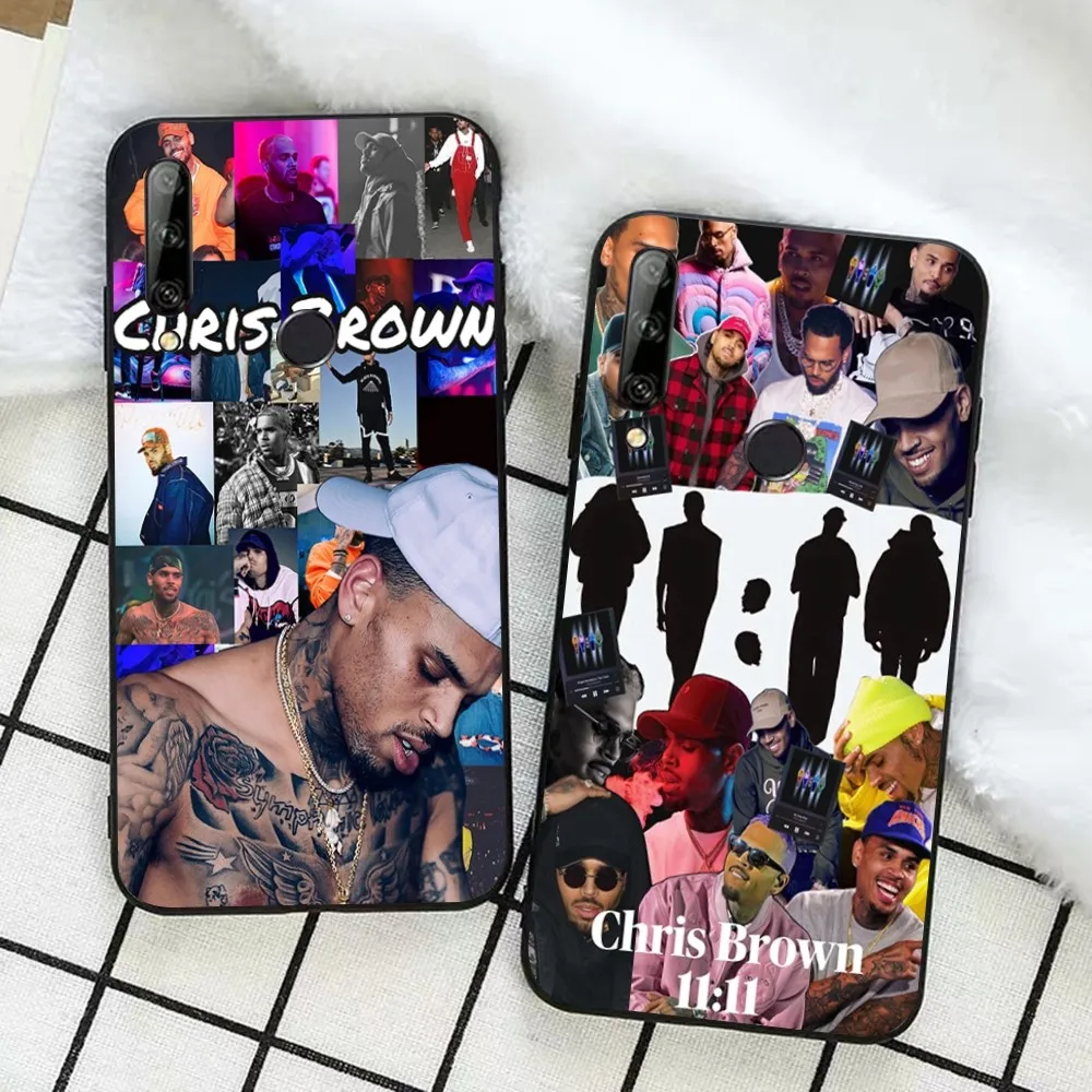 C-Chris B-Brown American Rapper Phone Case For Huawei Honor 10 lite 9 20 7A 9X 30 50 60 70 pro plus Soft Silicone Cover