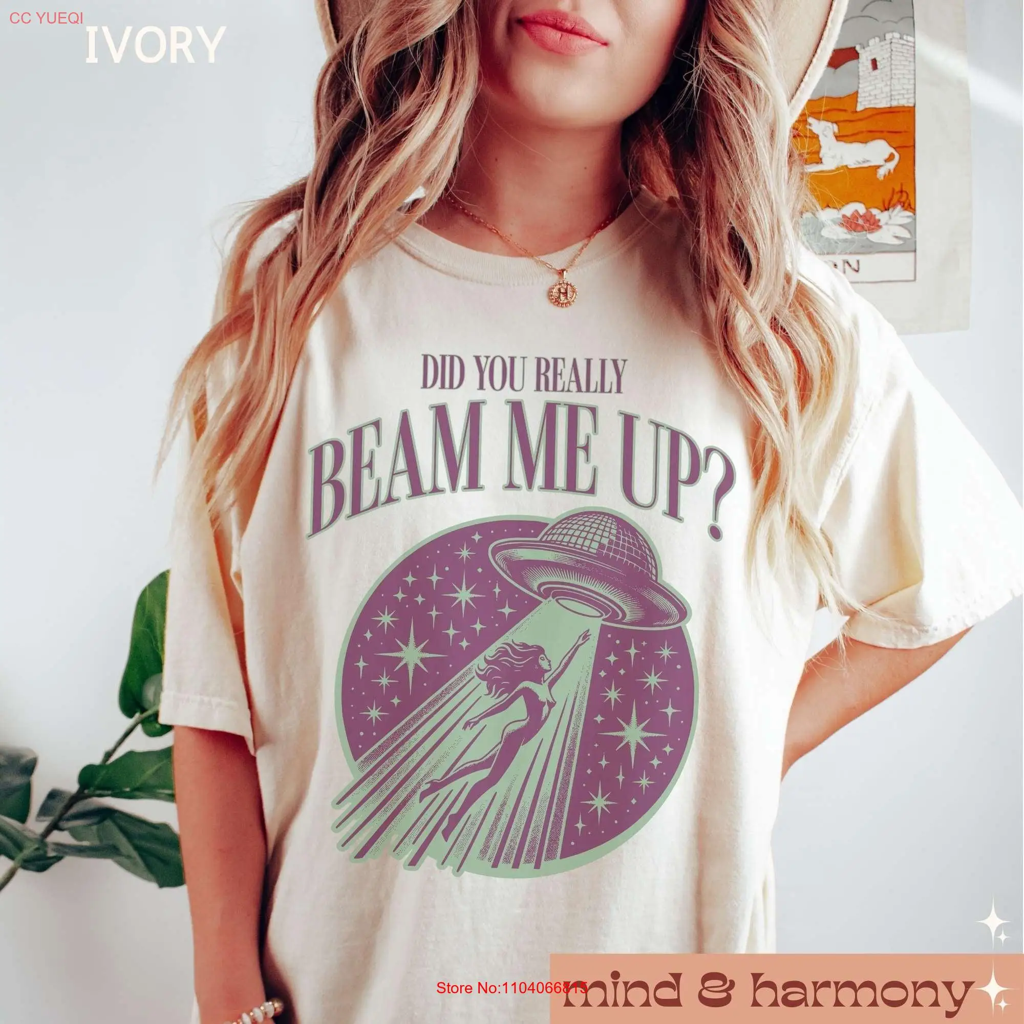 Beam Me Up Comfort Colors T Shirt Swift Fan UFO Tortured Tour Merch Poet Music Department Alien New Album Concert